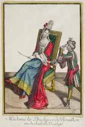 Portrait of Marie-Anne Mancini (1646-1714) Duchess of Bouillon, late 17th century